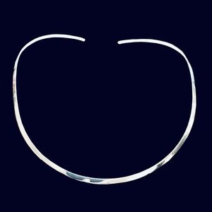 Vintage Mexican Sterling Silver Torque Necklace